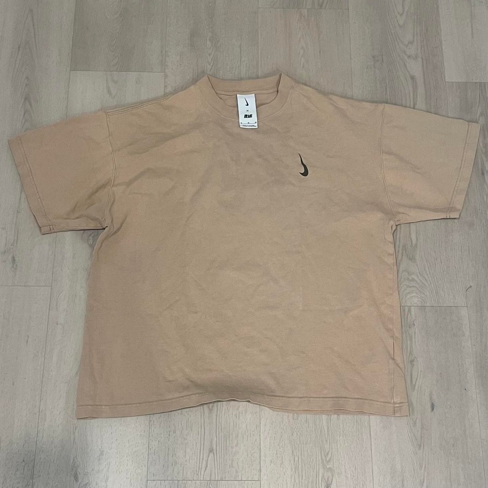 Nike x Billie Eilish tan/cream t-shirt  size medium